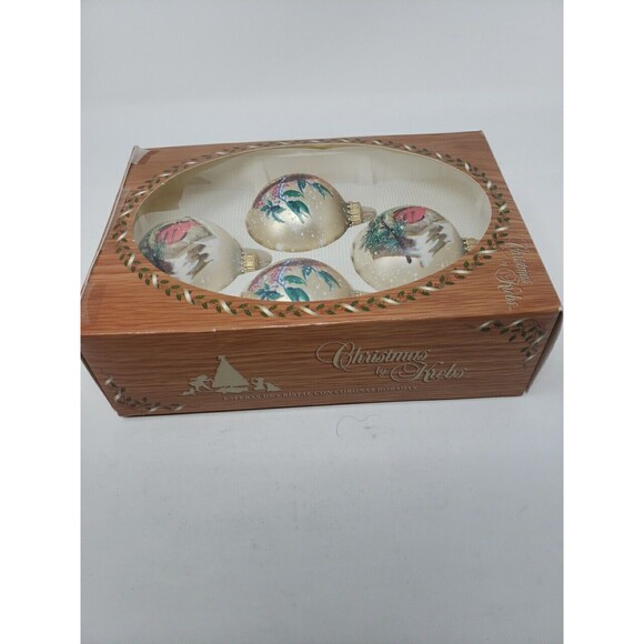 Krebs Christmas Ornaments Cardinals Woodland Accent Collection VTG Excellent - Picture 7 of 16